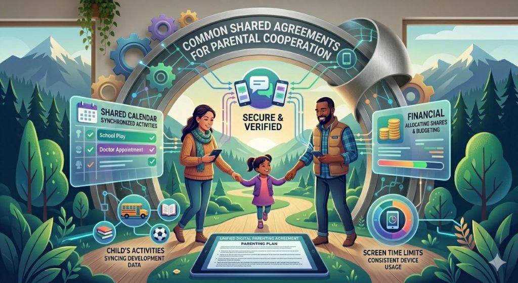 shared family digital rules displayed on a phone