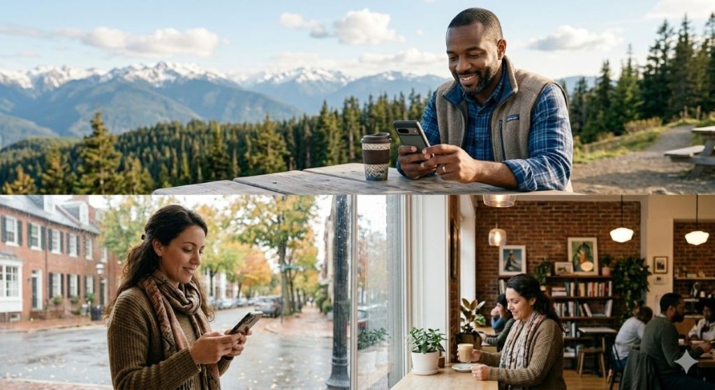 co parents communicating calmly through an app